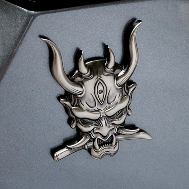 Kovová samolepka Demon